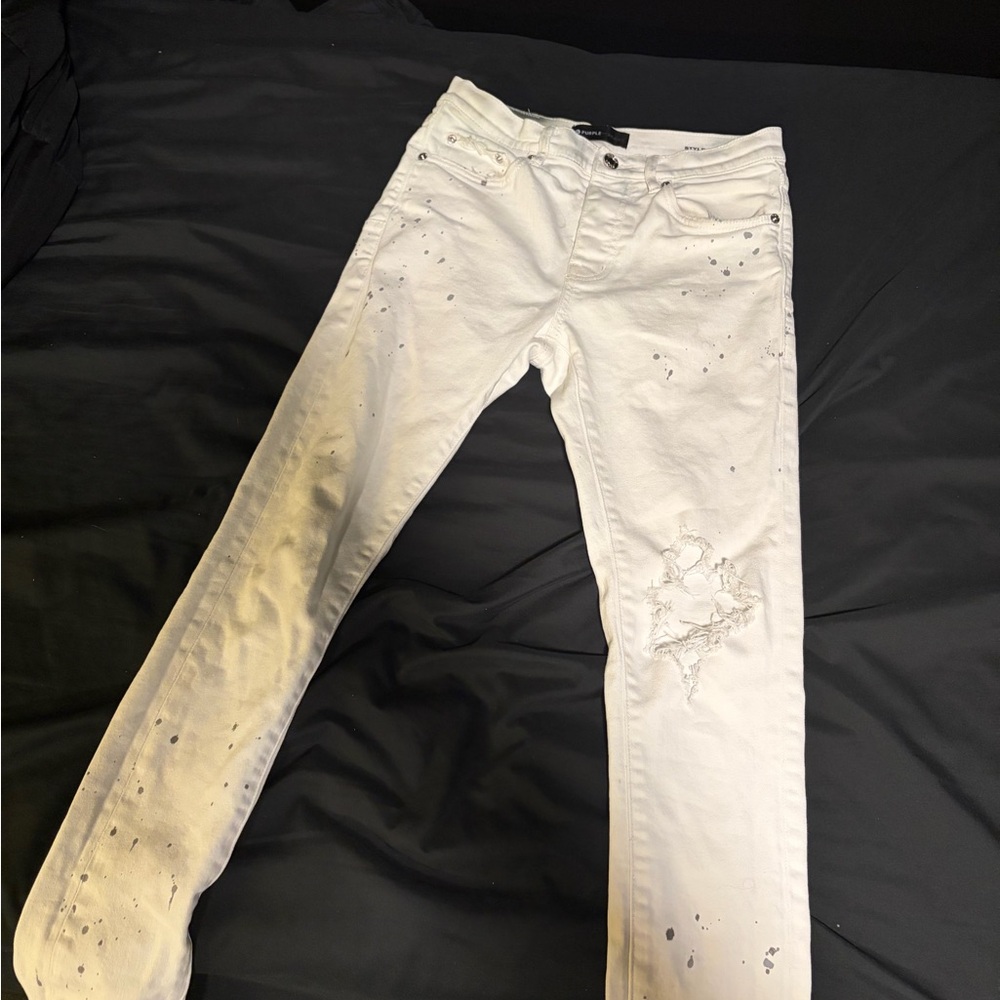 men's purple brand jeans